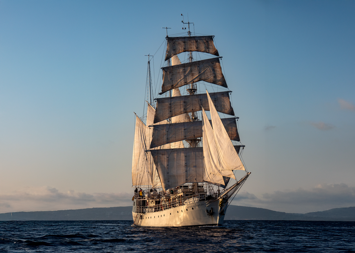 Interior de la Goleta Cervantes